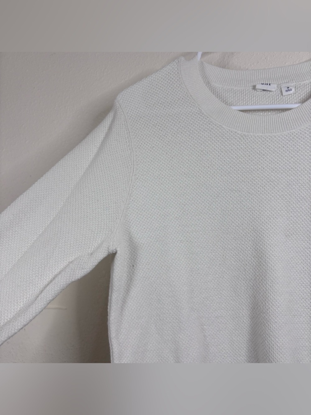 Gap Thermal Shirts Set 3 Sz Med Cotton Long Sleeve Basics Black White Green - Picture 10 of 11